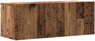vidaXL TV-Wandschrank Altholz-Optik 80 x 30 x 30 cm Holzwerkstoff 856016