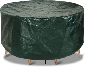 Gartenmöbel-Abdeckung 190x80cm, wasserdicht, grün, atmungsaktiv, Polyethylen