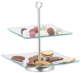 2 x Etagere 2-stufig