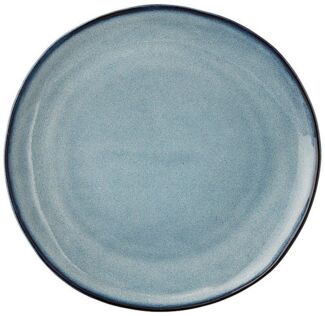 Bloomingville Frühstücksteller Bloomingville Sandrine Frühstücksteller Blue Steingut (1 Teller)