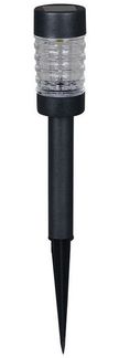 Luxform LED Gartenleuchte Solar Wegeleuchte Gartenleuchte Rennes LED Weg Beleuchtung 43cm, LED fest integriert
