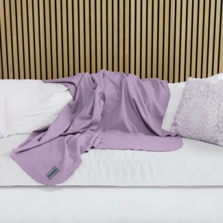 Wohndecke Sommerdecke, Überdecke aus Baumwolle, blanketino, pflegeleichte Sofadecke, Made in Germany, 150x210 cm