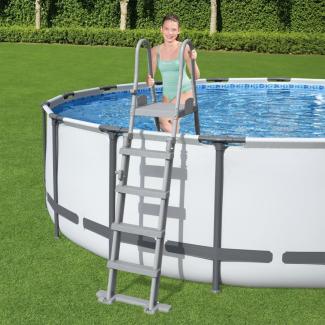 Bestway Pool-Sicherheitsleiter mit 4 Stufen Flowclear 132 cm 3202667