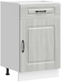 vidaXL Küchenunterschrank Kalmar Grau Sonoma Holzwerkstoff 853483