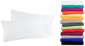 MOON Heimtextilien Kissenbezug / Seitenschläferkissenbezug 2er Pack MOON-Luxury Linon 100% Baumwolle, Linon