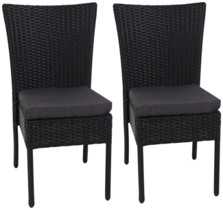 MCW Gartenstuhl MCW-G19-S (Set, 2 St), 2er-Set, Wasserabweisende Bezüge, BSCI-Sozialstandards geprüft