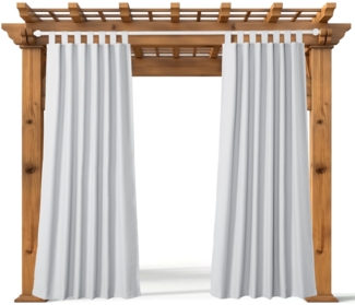 JEMIDI Outdoorgardine Outdoor Vorhang wetterfest mit Ösen 210x260 cm Wetterfester Vorhang, (1 St), wasserdichter Outdoor Vorhang Balkon Vorhang außen Terassenvorhang