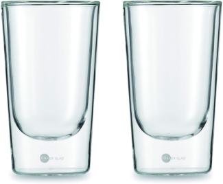 Jenaer Glas Food & Drinks Becher XL, 2er Set, Tasse Doppelwandig, 352 ml, 115903