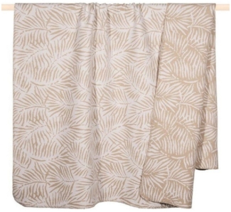 pad Decke Leaf Palmwedel Sand (150x200 cm) 10257-C40-1520