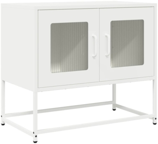 vidaXL TV-Schrank Weiß 68 x 39 x 60,5 cm Kaltgewalzter Stahl 853337