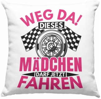 Trendation Dekokissen Trendation - Führerschein Bestanden Geschenk Kissen Spruch Mädchen Fra