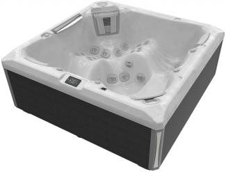 Wellis Makalu Life Deluxe Whirlpool Außenwhirlpool 215x215x86,5cm für 5 Personen inkl. Thermocover