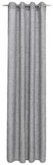 Gözze 'LINEA' Ösenvorhang, 100% Polyester anthrazit, 140x245 cm