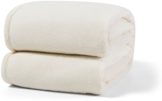 Wohndecke kuschelig warm, 2er Pack 150x200, Leonado Vicenti, Kuscheldecke flauschig weich, Einfarbig,2er Set