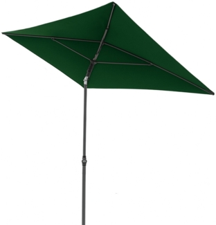 doppler Sonnenschirm Gartenschirm eckig GS Sunline III 260x150 dunkelgrün