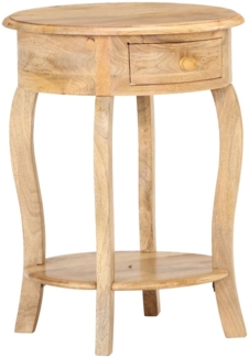 vidaXL Beistelltisch 37x37x61 cm Massivholz Mango 321789
