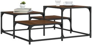 vidaXL Couchtisch Braun Eichen-Optik 87,5x87,5x40 cm Holzwerkstoff 837746