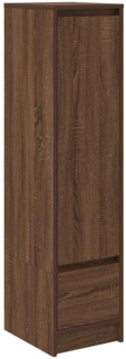 vidaXL Highboard Braun Eichen-Optik 29,5x34x119,5 cm Holzwerkstoff 861658