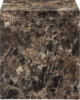 SalesFever Beistelltisch Design-Tisch für jeden Raum, quadratisch 45x45 cm, in Marmoroptik foliert