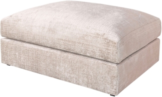 Home affaire Polsterhocker Soft&Cosy XL, B: 101 cm, Mega-Hocker, in Cord oder Chenille-Struktur wählbar