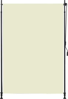 vidaXL Außenrollo 150 x 270 cm Creme 145941