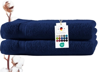 Carpe Sonno Badetücher 100x150 cm 100% Baumwolle Handtuch 500 Gramm /m2 Frottier Duschtuch, Frottier (Spar-Set, 2-St), Extra Soft & Weich, Saugfähig, Schwer, Atmungsaktiv, schnell trocknend
