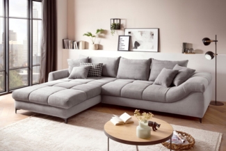 Mr. Couch Ecksofa Ronaldo, L-Form, wahlweise mit Kaltschaum, mit Kaltschaum, bis 140 kg pro Sitzplatz belastbar