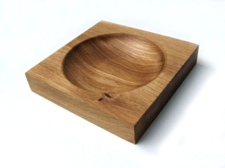 Eli Garderobenhalter ELI Holzschale "Magic Oak", Die Holzschale ist durch das natürliche Holz ein Unikat.