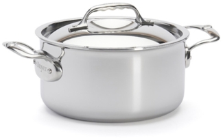De Buyer Affinity Bratentopf Edelstahl mit Deckel 20 cm