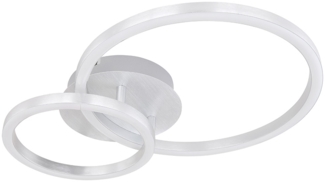 LED Deckenlampe, Kreisform, weiß, opal