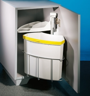 NABER Abfallsorter 19 Liter CABBI® JUNIOR 1 ab 40 cm Schrankbreite