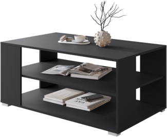 Couchtisch Neskir I S01 (Farbe: Schwarzer Graphit)