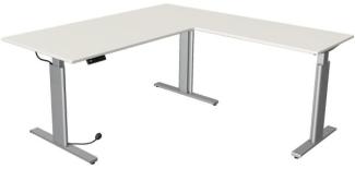 Kerkmann Sitz-/Stehtisch Move 3 BxT 180x180cm (mit Anbautisch) silber/