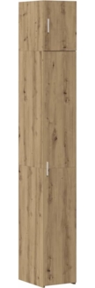 vidaXL Schlanker Stauraum Schrank Artisan-Eiche 30 x 42.5 x 225 cm 3365628