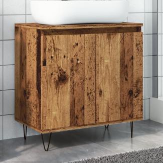 Badschrank Altholz-Optik 58 x 33 x 60 cm Holzwerkstoff