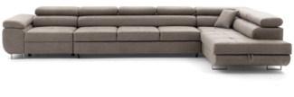 NEXT COLLECTION Ecksofa WILD XXL, mit Bettkasten, Hohe Metallfüße, verstellbare Kopfstützen, Liegefläche 125x240