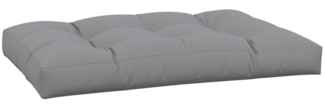 vidaXL Palettenkissen Grau 120x80x12 cm Stoff 360514