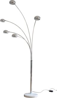 Five Fingers Lampe Metall Marmor Chrom
