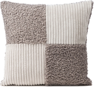 Kissen ANORA silber (BHT 40x8x40 cm)