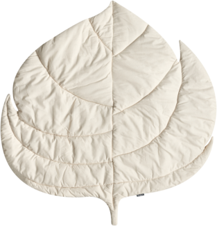 Krabbelmatte OLIMP 110 x 110 cm Baumwolle Cremeweiß