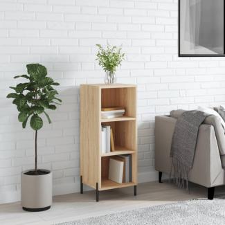 vidaXL Sideboard Sonoma-Eiche 34,5x32,5x90 cm Holzwerkstoff 828743