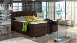 Basilio 160X200, Boxspring Bett, Braun