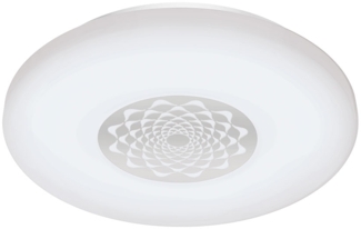 LED Deckenleuchte, weiß, dimmbar, App Steuerung, D 34 cm