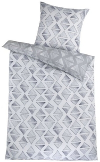 Optidream Bettwäsche Set Mikrofaser 135x200 Polyester Jonas-Wende weiß, Mikrofaser, 2 teilig, Geschenk Idee Frauen Männer neue Wohnung Hochzeit Frühjahr sale
