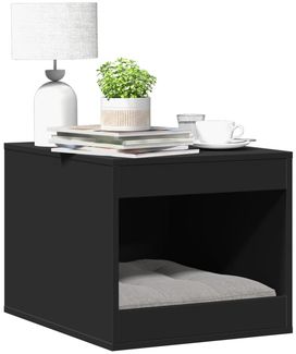 vidaXL Katzenklo Schwarz 47x59x42 cm Holzwerkstoff 857761