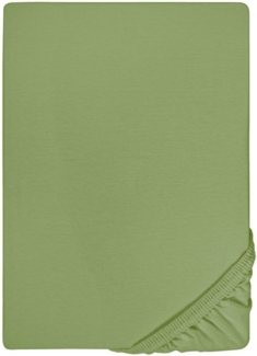 biberna Feinjersey-Spannbetttuch 0077144, fichte, 1x 90x190 cm - 100x200 cm