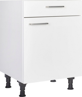nobilia® Unterschrank "Touch", Ausrichtung wählbar, vormontiert, in den Breiten 30, 45 und 60 cm Breite, mit höhenverstellbaren Sockelfüßen, vormontiert