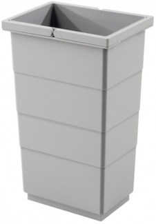 Hailo Inneneimer 1122229 hellgrau 10 Liter Mülleimer Zargen-Cargo Abfallsammler