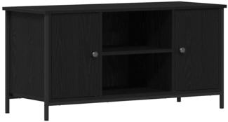 vidaXL TV-Schränk Schwarz Eichen-Optik 100 x 40 x 50 cm Holzwerkstoff 862141