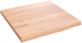 vidaXL Waschtischplatte Hellbraun 40x40x2 cm Massivholz Behandelt 3156092